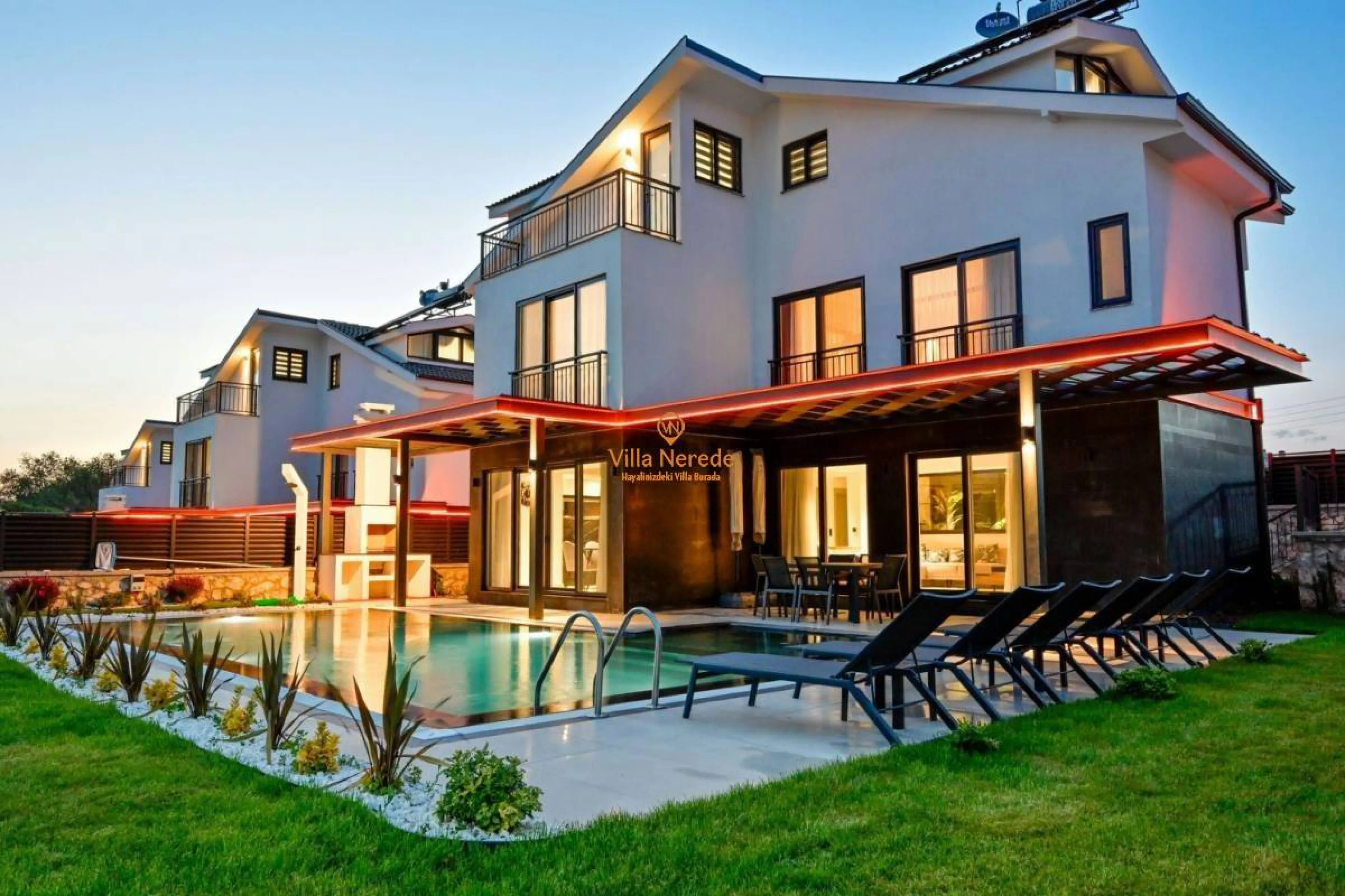 Villa Luna Vista 1 - Türk Hamamı & Saunalı Villa Kiralama