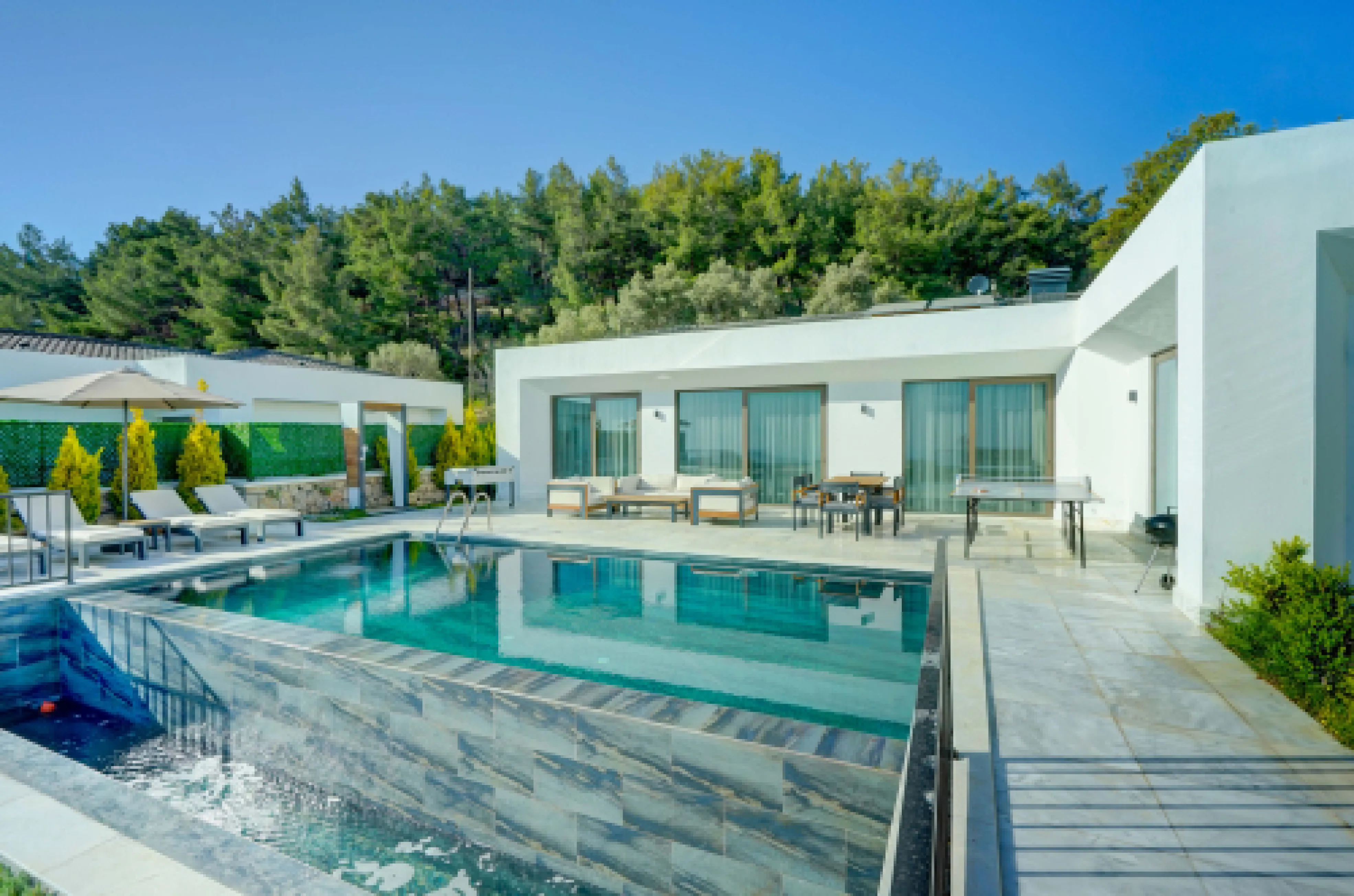 Villa Planet Dolce 2 - Doğa İçerisinde & Geniş Havuzlu Kiralık Villa