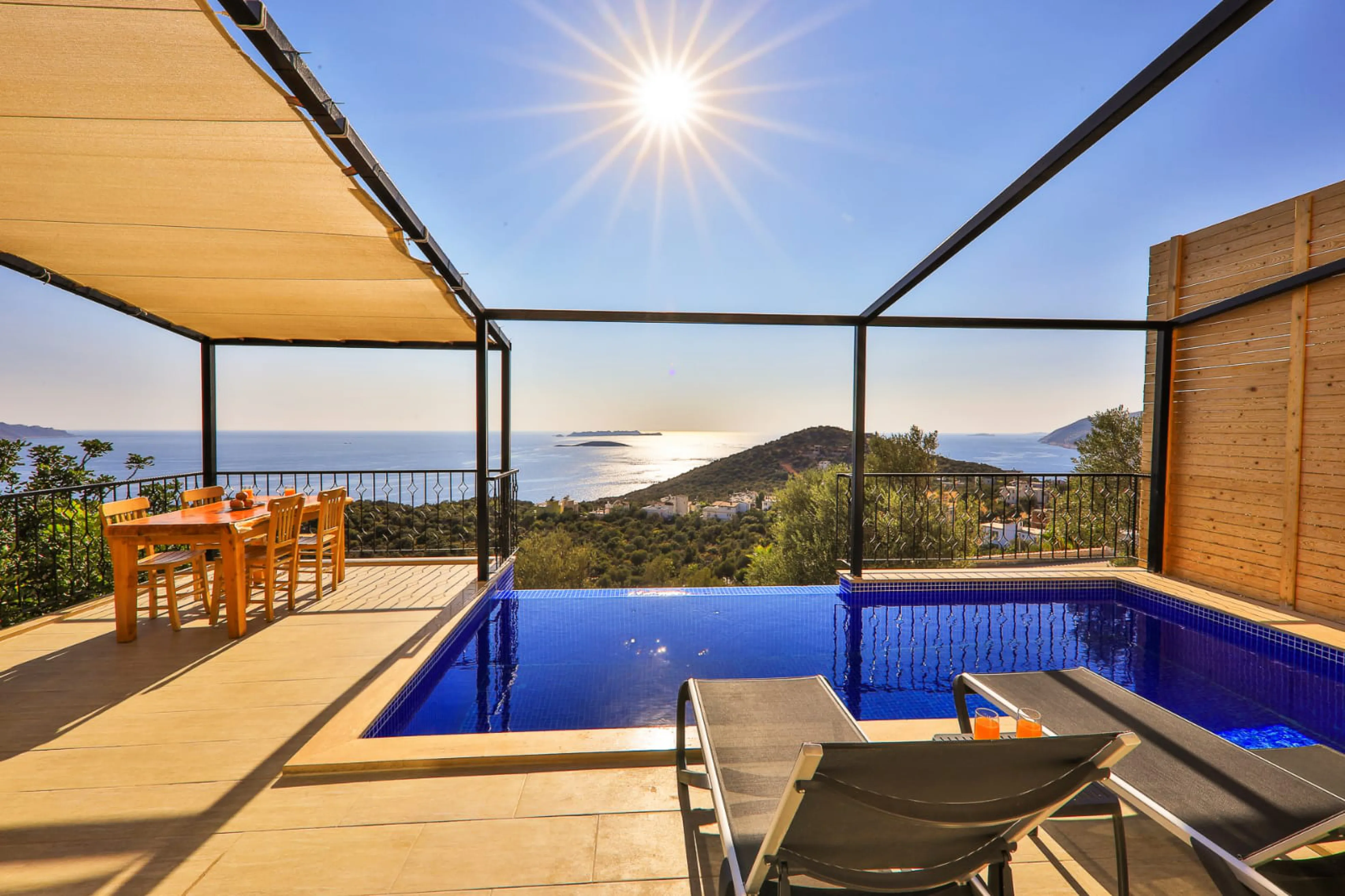 Villa Abola - Deniz Manzaralı, 3 Kişilik Villa Kiralama