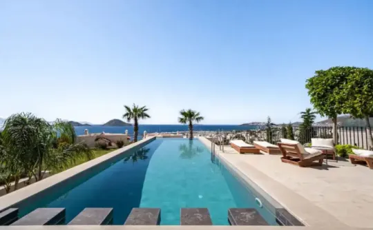 Kalkan Sonsuzluk Havuzlu Villa & Rüya Gibi Manzaralı Tatil